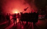 Des manifestants protestent contre la venue d'Eric Zemmour Ă Marseille, le 26 novembre 2021