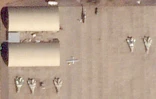 Image satellite obtenue auprès de Planet Labs PBC, le 17 juillet 2025, montrant un avion et un drone - que l'on pense être un Bayraktar TB2 de fabrication turque - sur le tarmac de la base aérienne de Bahir Dar, dans la région Amhara, en Éthiopie, le 28 avril 2025