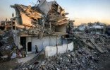 Des bâtiments détruits par les bombardements à Jabalia, dans le nord de la bande de Gaza, le 1er mars 2025