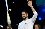 Le handballeur français Nikola Karabatic le 15 juillet 2024 à Paris