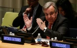 Antonio Guterres le 12 avril 2016 à l'Onu à New York