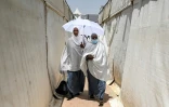 Des musulmanes arrivent à Mina pour le hajj, le 26 juin 2023 en Arabie saoudite