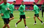 Les Australiens, ici à l'entraînement, le 15 juin 2018 à Kazan, bénéficient d'un VPN pour la sécurité de leurs communications digitales