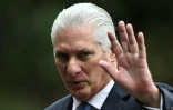 Le président cubain Miguel Diaz-Canel à Mexico, le 1er octobre 2024