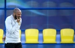 Thierry Henry, lors d'un entraînement de l'équipe belge, le 8 juillet 2018 à Dedovsk en Russie