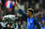 Kingsley Coman à la fin de France-Russie, le 29 mars 2016 au Stade de France