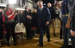 Le leader du Parti du Brexit Nigel Farage en campagne électorale à Buckley au pays de Galles, le 2 décembre 2019