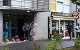 Des proches et amis du jeune Afghan Quayyeem Ahmadzai, tué par balle dimanche dans une altercation, le 17 août 2022 à Colmar