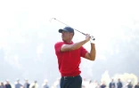 Le golfeur américain Tiger Woods au Genesis Invitational le 15 février 2020 à Pacific Palisades en Californie