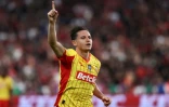 Florian Thauvin, buteur et passeur décisif pour Lens, vainqueur de Nice en finale de la Coupe de France, le 22 mai 2026 au Stade de France
