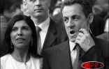 Nassimah Dindar, présidente UMP du conseil général, et Nicolas Sarkozy, ministre de l'Intérieur et président de l'UMP