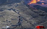 Mercredi 5 octobre 2005 -

L'éruption se poursuit au Piton de la Fournaise