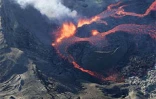 Mercredi 5 octobre 2005 -

L'éruption se poursuit au Piton de la Fournaise