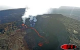 Mercredi 5 octobre 2005 -

L'éruption se poursuit au Piton de la Fournaise