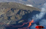 Mercredi 5 octobre 2005 -

L'éruption se poursuit au Piton de la Fournaise