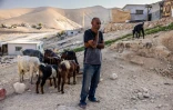 Le Bédouin palestinien Ahmed Kaabneh dans son village de Kaabna, près de Jéricho, en Cisjordanie occupée, le 6 novembre 2025