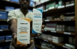 Des antirétroviraux dans une pharmacie de Médecins Sans Frontières en République démocratique du Congo en 2015