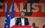 Olivier Faure lors d'un congrès du Parti socialiste, le 19 septembre 2021 à Villeurbanne