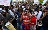 Des habitants manifestent le 9 avril 2022 à Colombo contre le gouvernement du Sri Lanka, en proie à une grave crise économique