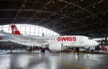 Un Bombardier CS 100 sous les couleurs de la compagnie Swiss, le 06 juillet 2016 à Zurich