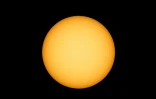 Le soleil vu depuis Ovda dans le sud d'Iraël, le 11 novembre 2019