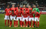 L'équipe de Suisse avant l'amical face à Panama, à Lucerne, le 27 mars 2018
