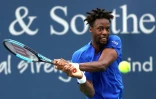 Gaël Monfils face à son compatriote Frances Tiafoe en 32e de finale du tounoi de Cincinnati, le 13 août 2019  