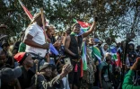 Manifestation du mouvement March and March pour le départ d'Afrique du Sud des étrangers en situation irrégulière, le 30 juin 2026 à Durban 
