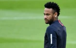 L'attaquant brésilien du Paris-SG, Neymar, à l'entraînement à Saint-Germain-en-Laye, le 17 août 2019