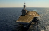 Le porte-avions français Charles-de-Gaulle, le 5 juin 2021 à Toulon