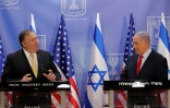 Le secrétaire d'Etat américain Mike Pompeo (à gauche) et le Premier ministre israélien Benjamin Netanyahu (à droite) lors d'une déclaration commune à Jérusalem le 20 mars 2019