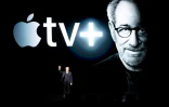 Le réalisateur Steven Spielberg, lors de la présentation d'Apple TV+ le 25 mars 2019 à Cupertino (Californie)