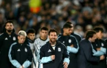 Lionel Messi prend la parole après son dernier match avec l'Argentine, le 6 octobre 2026 au stade Monumental de Buenos Aires