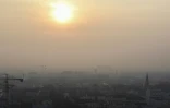 La ville de Lyon touchée par un épisode de pollution de l'air, le 23 janvier 2017