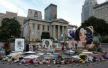 Un mémorial pour Breonna Taylor, dans le centre ville de Louisville, dans le Kentucky, le 23 septembre 2020