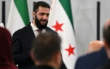 Le président syrien Ahmad al-Chareh, le 12 mai 2026 à Damas