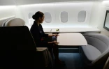 Une hôtesse d'Air France le 7 mai 2014 à Shanghai