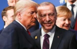 Le président américain Donald Trump et son homologue russe Recep Tayyip Erdogan au sommet de l'Otan en décembre 2019 à Londres