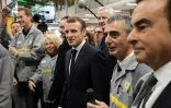 Emmanuel Macron visite l'usine Renault de Maubeuge, le 8 novembre 2018