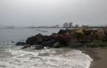 La plage de Puerto Vallarta, au Mexique, le 23 octobre 2015