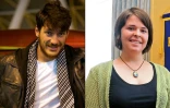 Montage de photos d'archives, créé le 25 mai 2025, montrant le journaliste indépendant Austin Tice au Caire en mars 2012 et Kayla Mueller  en 2013 à Prescott, en Arizona, sur une photo diffusée par le Daily Courier