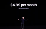 Tim Cook présente l'Apple TV+, le 10 septembre 2019 à Cupertino, en Californie