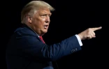 L'ancien président Donald Trump lors d'un meeting de campagne en Caroline du Nord, le 21 octobre 2020