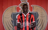 Mario Balotelli, lors de sa présentation officielle à Nice, le 2 septembre 2016