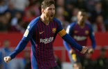 L'attaquant argentin de Barcelone, Lionel Messi, lors du match de Liga à Séville, le 23 février 2019
