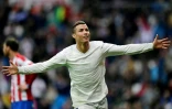 Cristiano Ronaldo, double buteur pour le Real Madrid face au Sporting Gijon à Bernabeu, le 26 novembre 2016