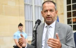 Le secrétaire général de FO, Pascal Pavageau à Matignon, à Paris, le 30 octobre 2018