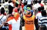 Des manifestants d'opposition à Lomé, au Togo, le 6 septembre 2017