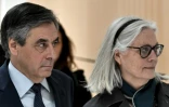 L'ancien Premier ministre François Fillon et son épouse Penelope Fillon au palais de justice de Paris, le 27 février 2020