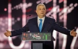 Le Premier ministre hongrois Viktor Orban lors de la Conférence d'action politique conservatrice (CPAC) à Budapest, le 21 mars 2026
